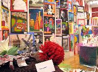 Some of the work on display during the annual Region 15 art show.