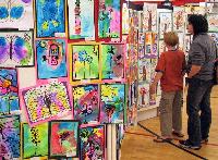 Many different types of art are entered in the Region 15 show each year.