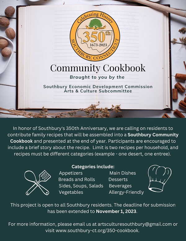 community cookbook flyer