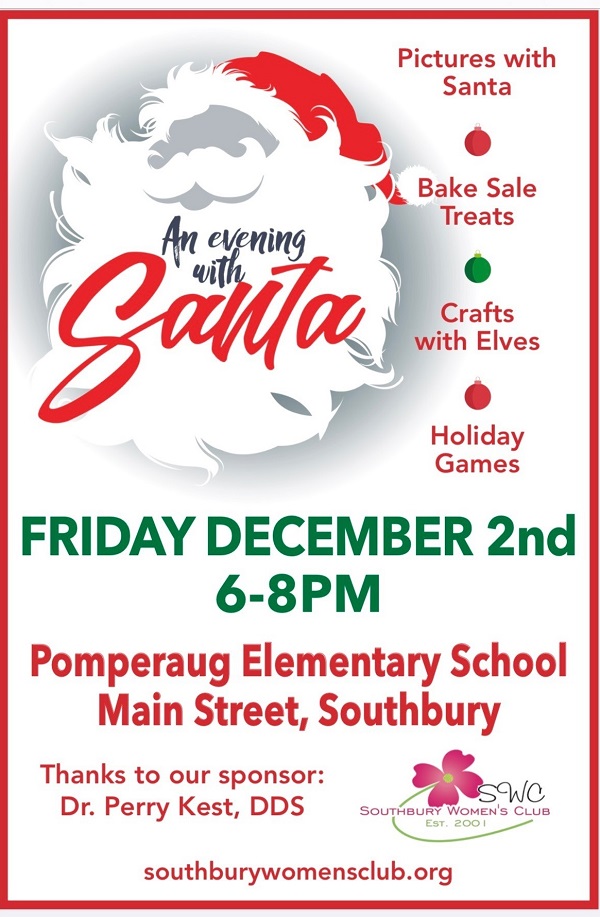 evening with santa flyer