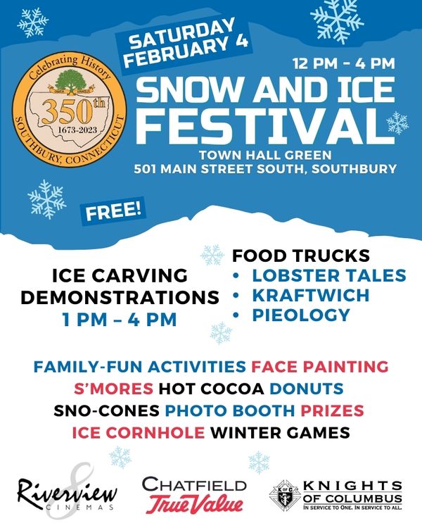 snow and ice festival flyer