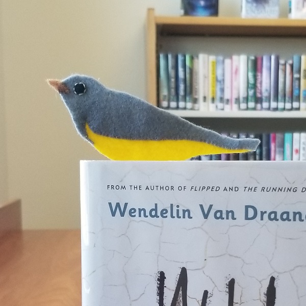 felt bird bookmark