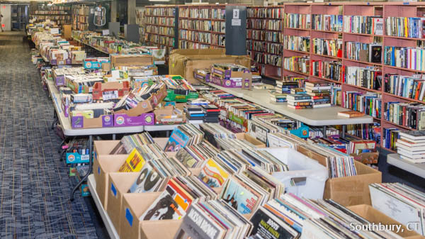 friends of the library book sale preparations
