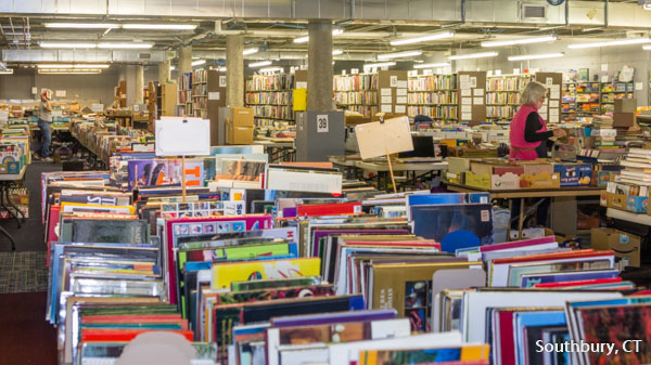 friends of the library book sale preparations