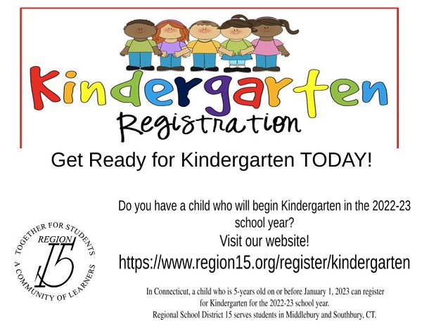 kindergarten registration flyer