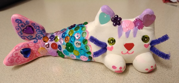 kitty mermaid craft