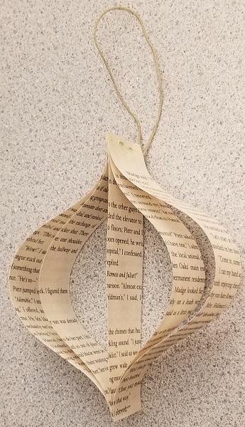 book page ornament