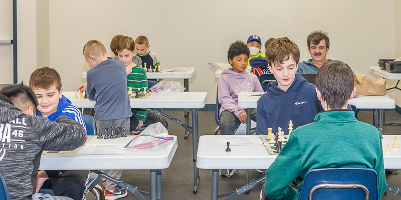 children playing chess