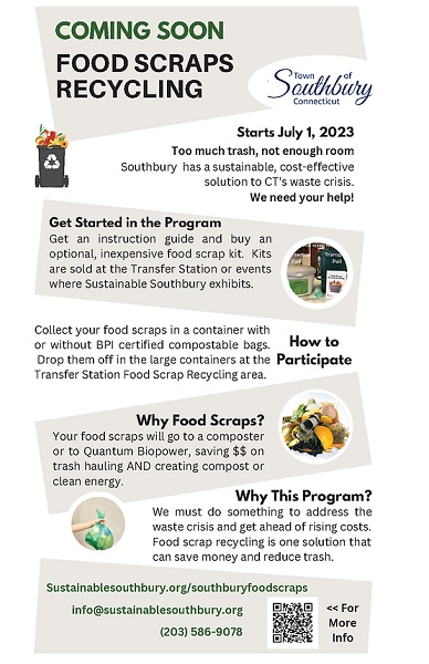 food scrap recycling program flyer
