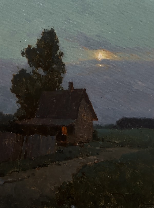 dak house painting by Zufar Bikbov 