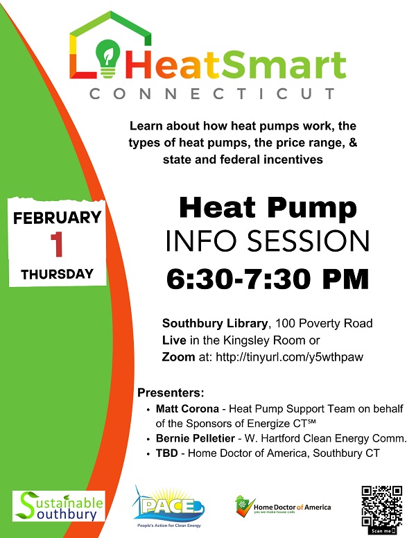 heat pump info session flyer