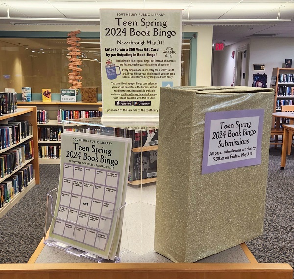 book bingo cards display