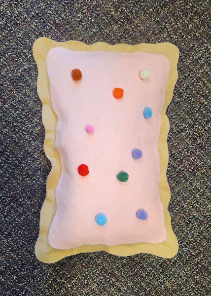 craft pop tart pillow