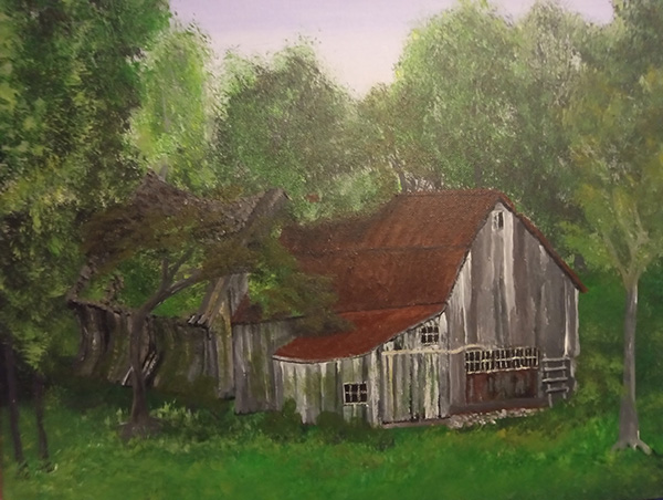 barn painting by David Dooling
