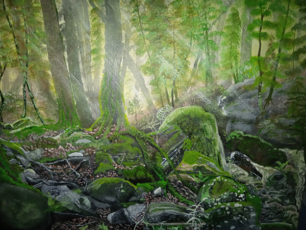 forest painting by David Dooling