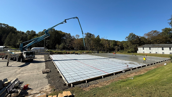 tennis courts rebuilding