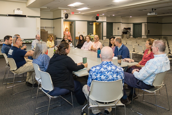 meeting at the library