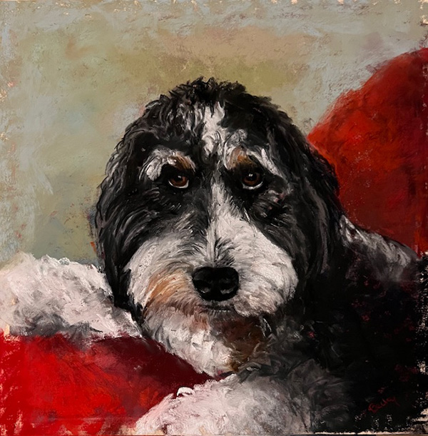painting of a dog by Becky Butler