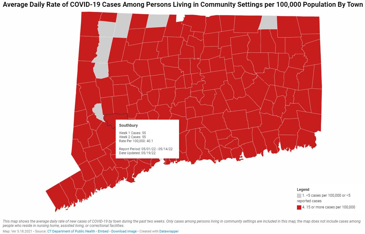 covid cases map