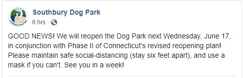 dog park opening