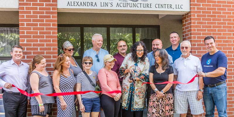 Alexandra Lin’s Acupuncture Center ribbon cutting