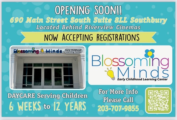 blossoming minds opening flyer