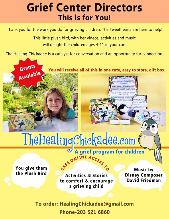 healing chickadee flyer