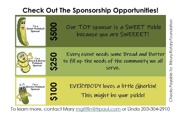 pickleball tournament sponsorship flyer