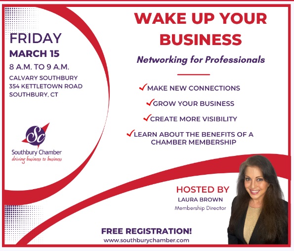 southbury chamber wake up your business flyer