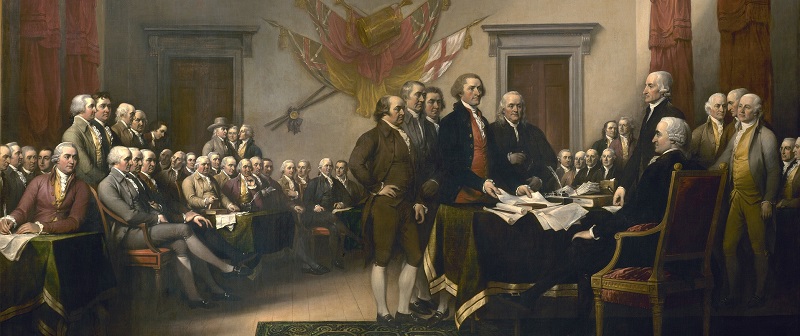 signing of declaration of independence