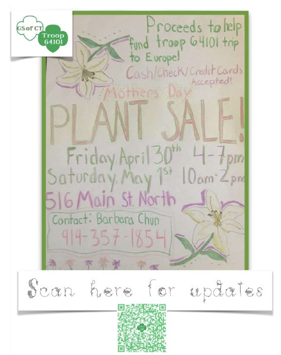 plant sale flyer