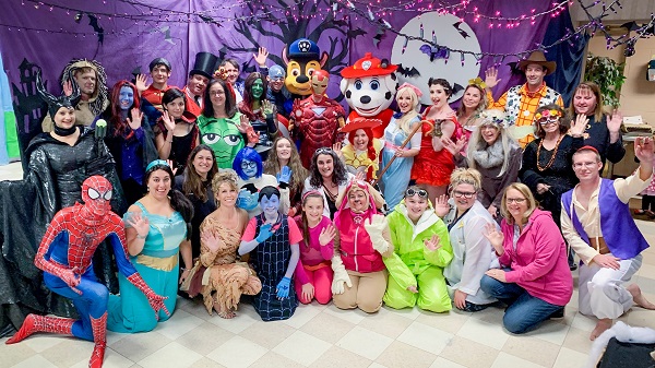 Halloween group photo