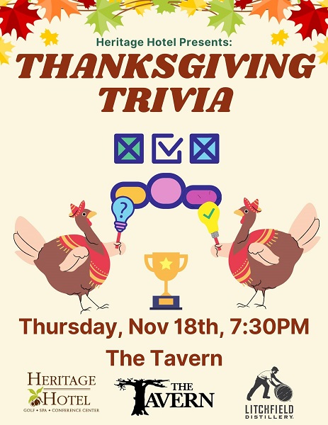 thanksgiving trivia flyer