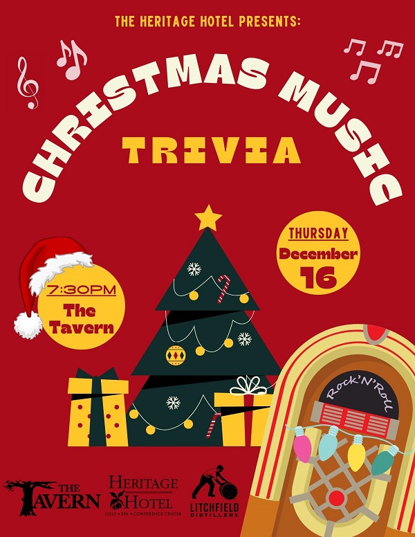 christmas music trivia flyer