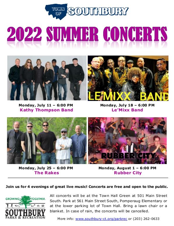 summer concerts flyer