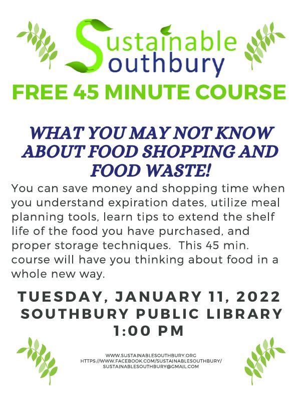 learn about food waste flyer