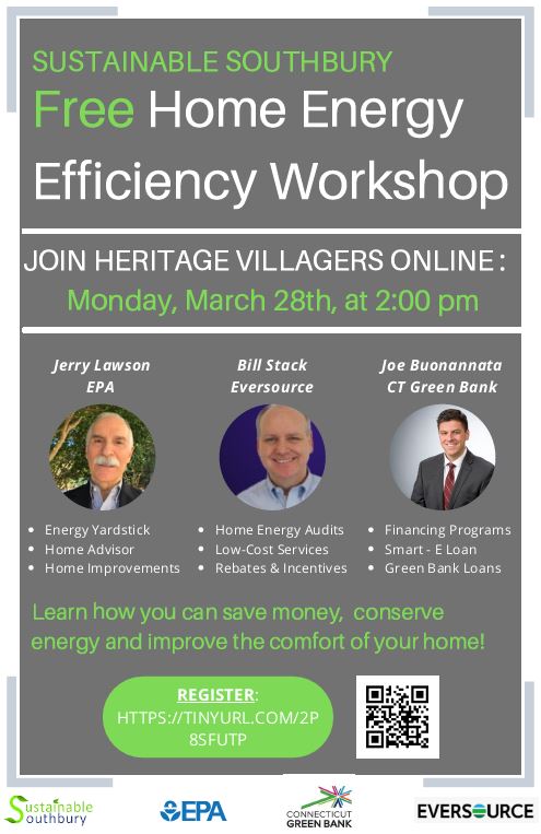 home energy efficiency workshop flyer