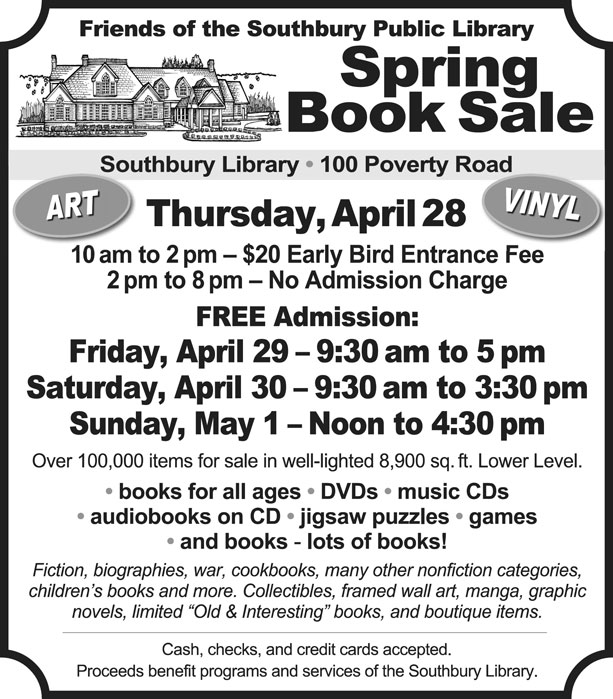 book sale flyer