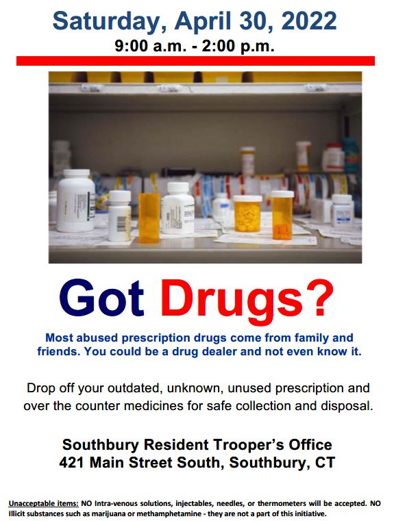 Taking Back Unwanted Prescription Drugs flyer
