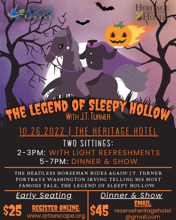 sleepy hollow event flyer