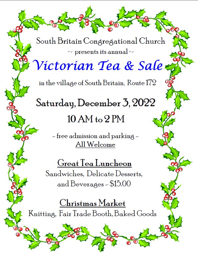 victorian tea flyer