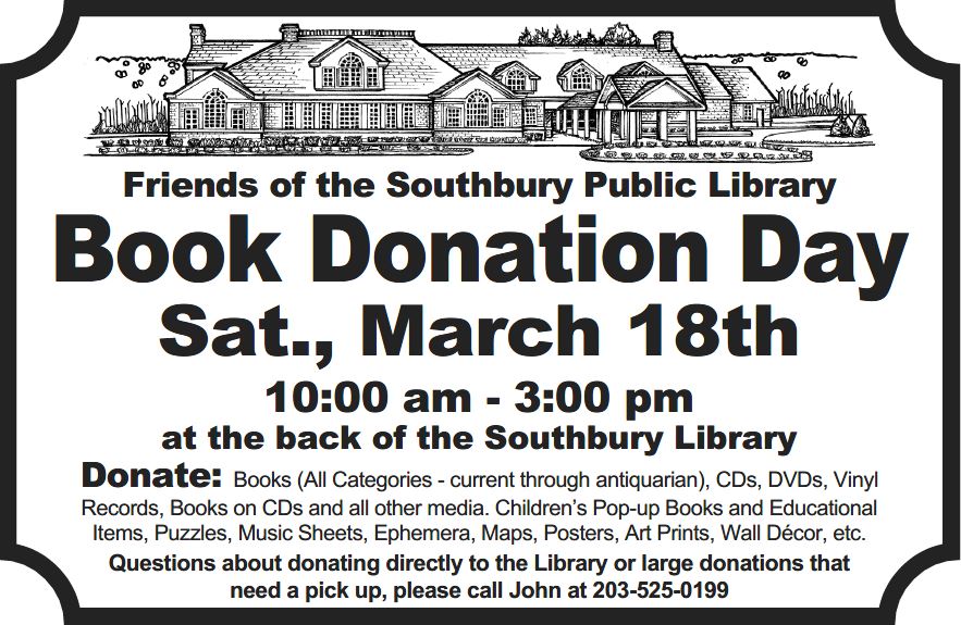 book donation day flyer