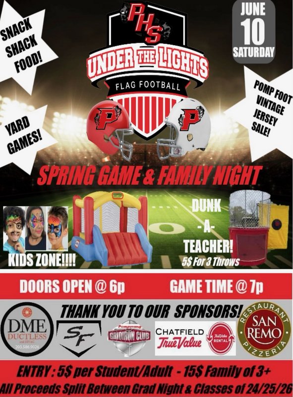 football game flyer