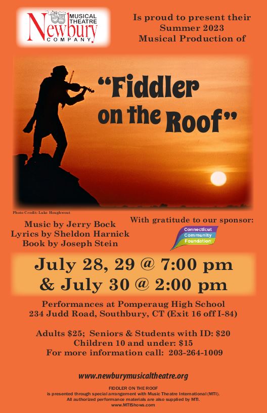 fiddler on the roof flyer