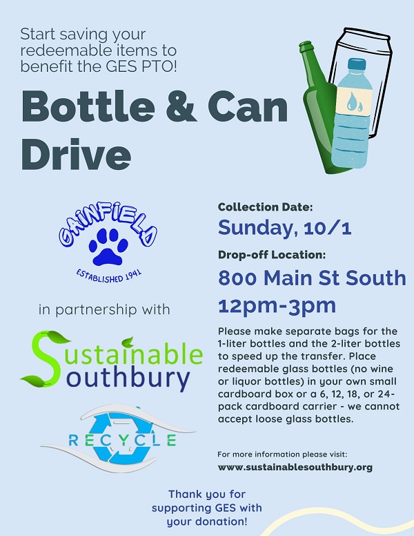 bottle drive flyer