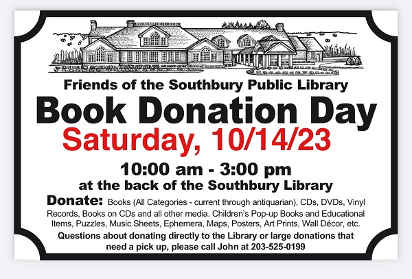 book donation day flyer