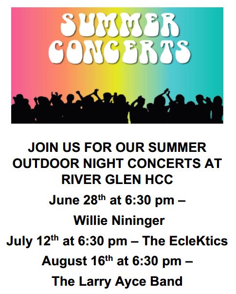 summer concerts flyer