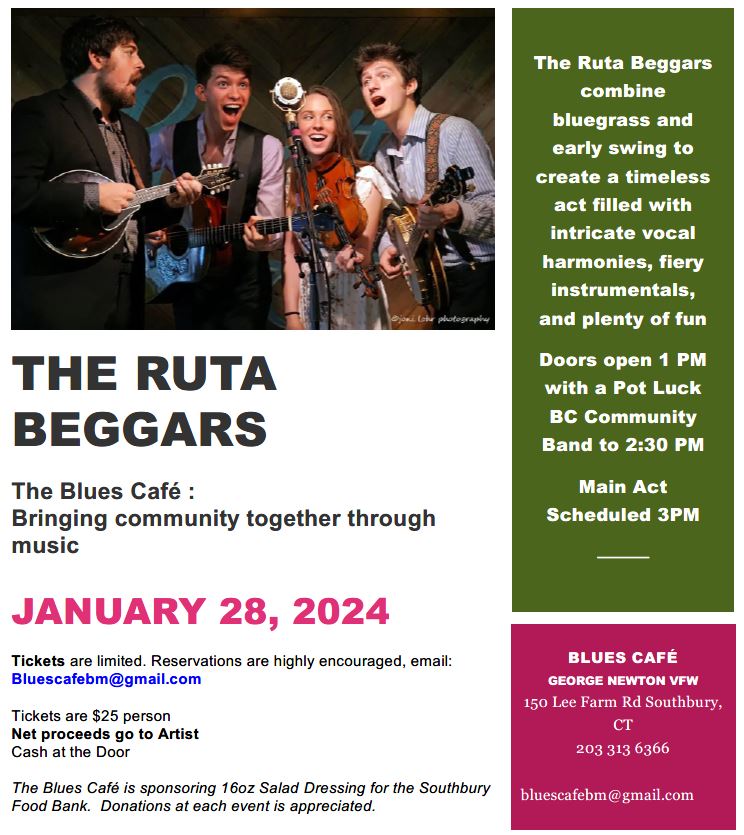 the ruta beggars concert flyer