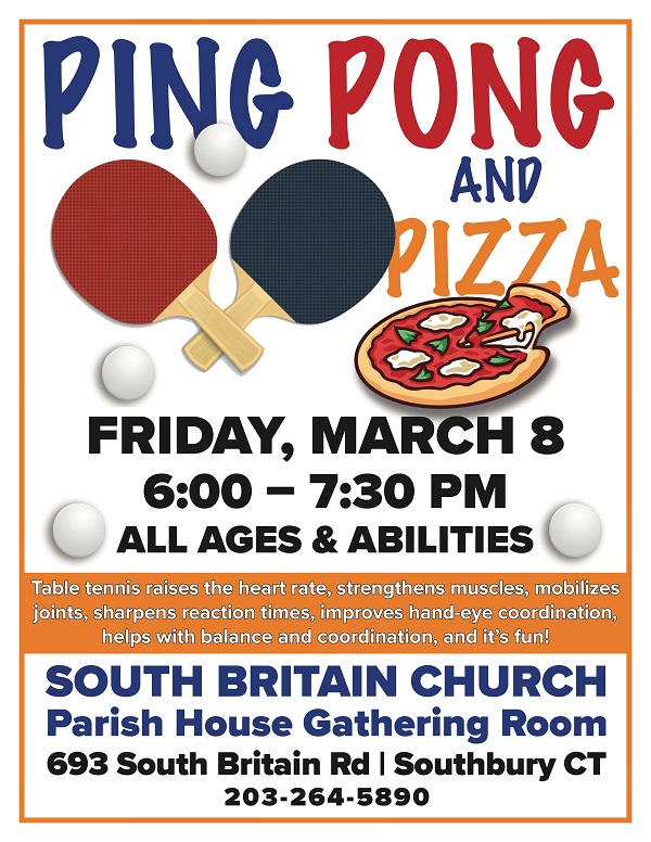 ping pong flyer
