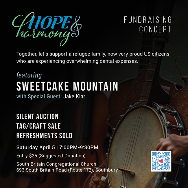 hope and harmony concert flyer